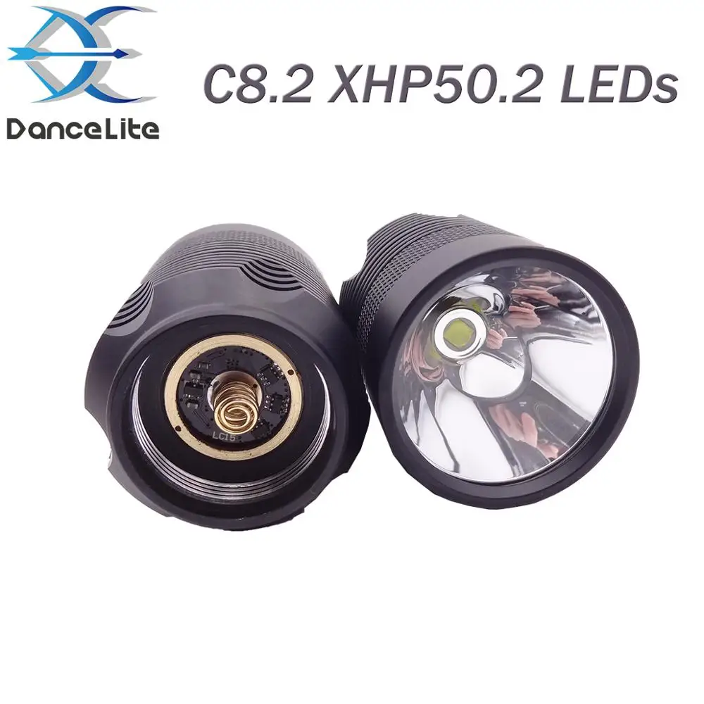 Мощный светодиодный фонарик 2600 люмен C8.2 XLamp XHP50.2 тактический фонарь для