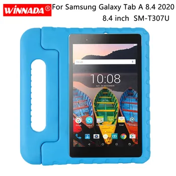 

Case for Samsung Galaxy Tab A 8.4 2020 SM- T307U 8.4 inch Screen hand-held nontoxic Shock Proof EVA cover stand case for kids
