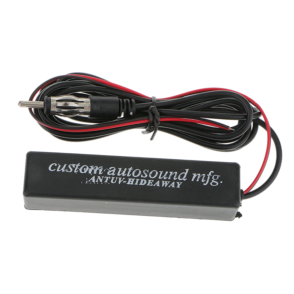 Car Auto Electronic Stereo Radio FM Hidden Amplified Antenna Aerial Booster