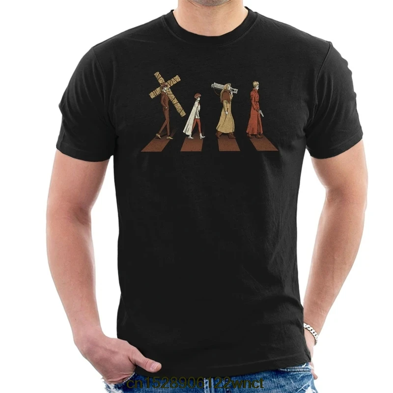 2020 New Printed Funny Stampede Road Trigun Men's T-Shirt camiseta masculina women's tshirt |