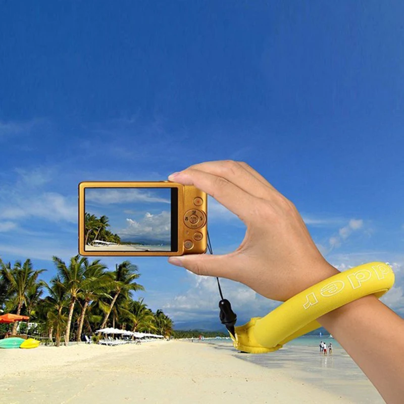 Подводный Плавающий ремешок для камеры GoPro для Xiaomi Yi для SJCAM шнурок для камеры браслет для мобильного телефона ремешок для рук