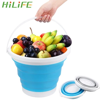 

HILIFE Foldable Bucket Car Wash Bucket PP Save Space Portable for Tourism Outdoor Fishing Promotion Camping