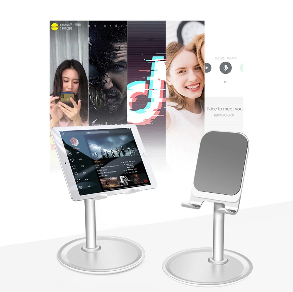 Настольный держатель для телефона для samsung Xiaomi iphone Подставка для планшета для iPad Pro 11 10,5 10,2 9,7 держатель для мобильного телефона Подставка для планшета