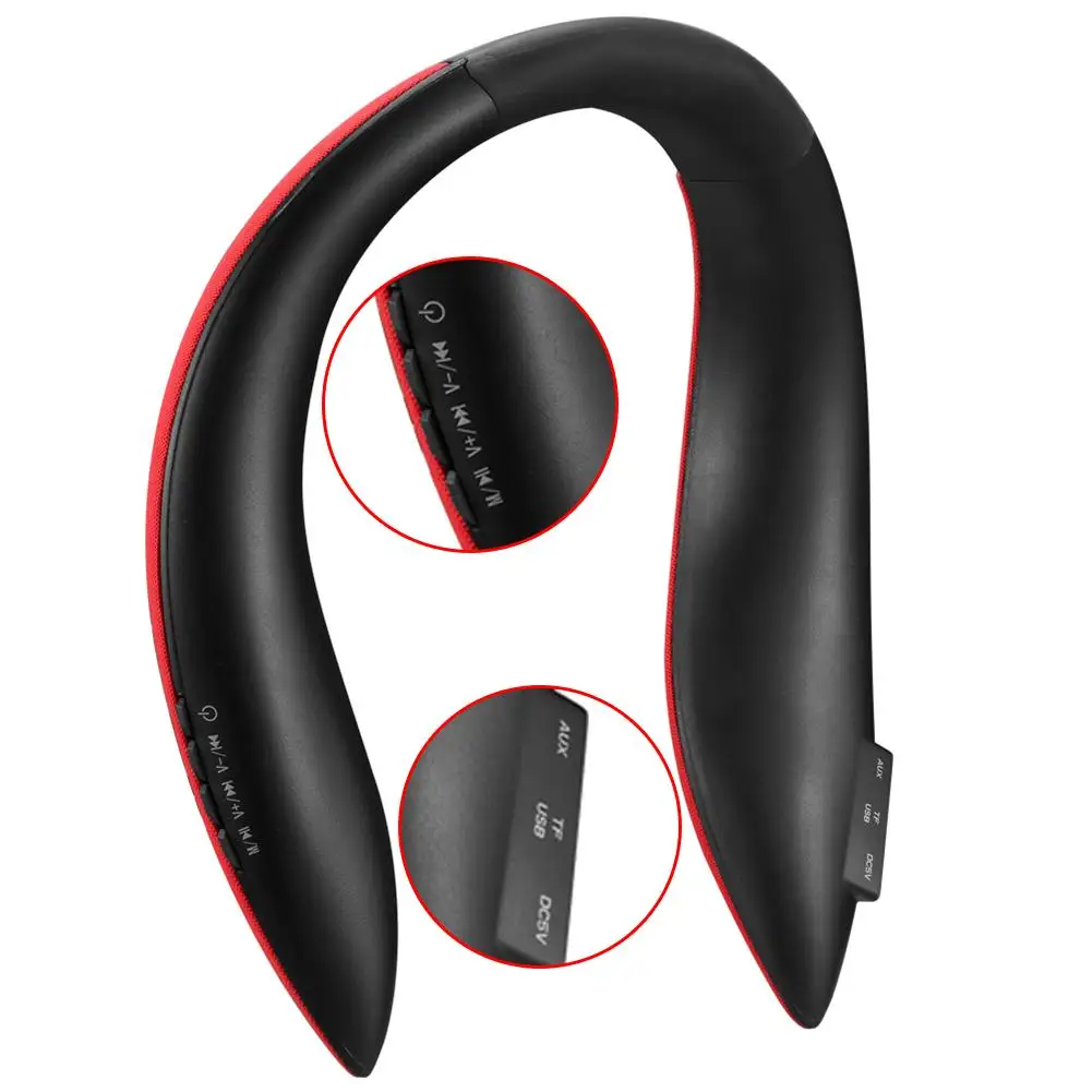 Висячая Шея стиль Bluetooth динамик многофункциональный радио спорт аудио устройство Поддержка Micro SD TF карта