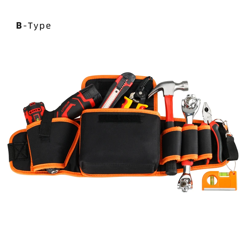 tool chest workbench Multi-functional Electrician Tools Bag Waist Pouch Belt Storage Holder Organizer Garden Tool Kits Waist Packs Oxford Cloth top tool chest Tool Storage Items