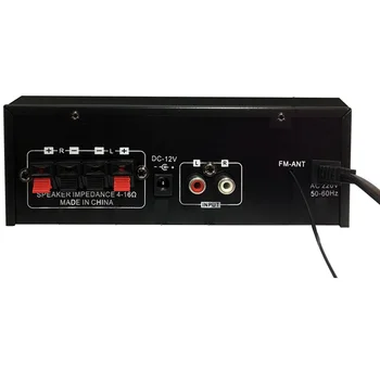 

Bluetooth HiFi Stereo Power Amplifier CSC8210 TF Audio With Remote Control Mini FM Radio Smart Digital Class D MP3 USB Home