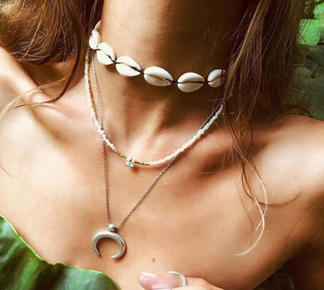 NYG031 silver Мода Brincos Морская раковина серьги в виде раковины для женщин золотой цвет подвеска и серьги-подвески женские богемные пляжные летние ювелирные изделия - Окраска металла: NYG031 silver