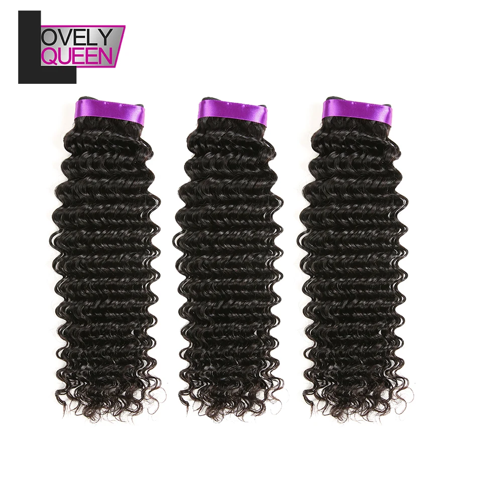 

Peruvian Deep Wave Bundles 3 Bundles Deal 8-28 Inch 100% Real Human Non Remy Natural Color