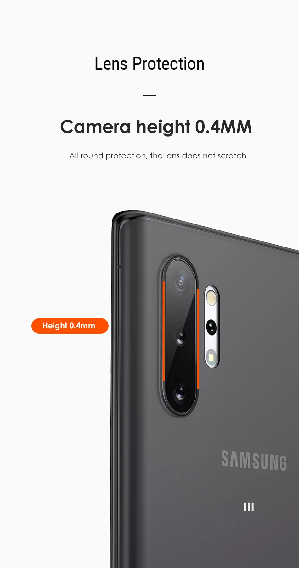 Benks Ultra-thin For iphone Phone Protective Case PP Shell For Samsung Note 10 Plus 10+ 360 Full Cover 0.4mm Glossy Fitted Case (8)