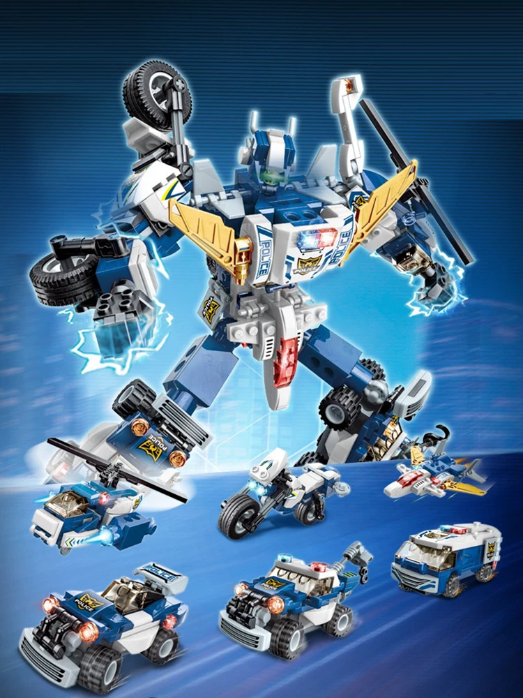 Compatibile con Lego Super Robot Building Blocks Warrior Mecha Deformation  Robot Building Blocks Toys Children's Gift 996pcs