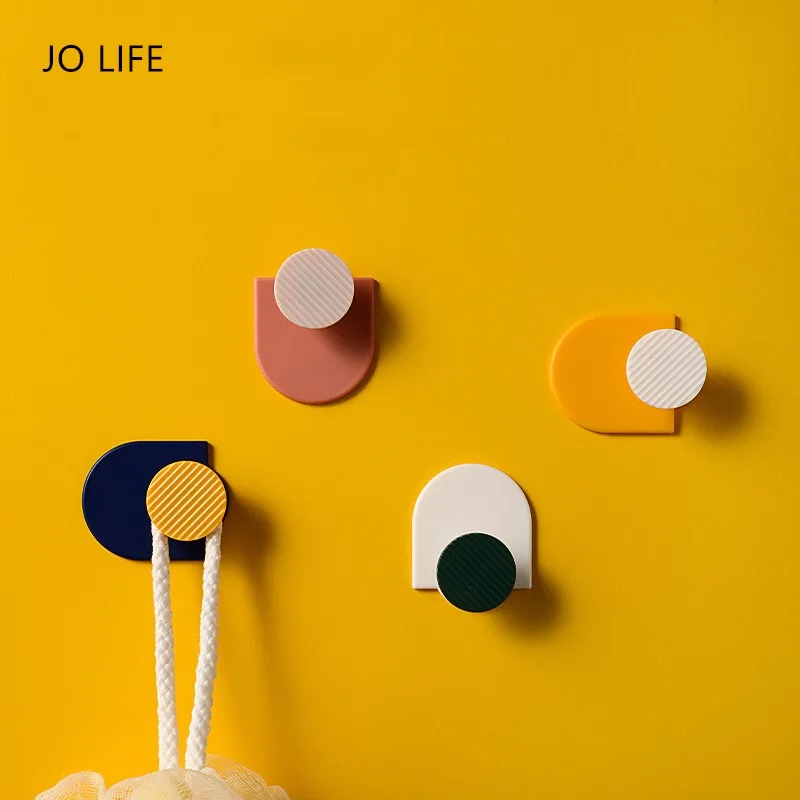JO LIFE 4 шт./компл. Скандинавская геометрия многофункциональный крючок для хранения