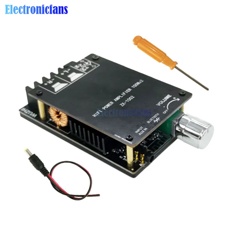 ZK-1002L ZK-1002 Hi-Fi 100WX2 TPA3116 Bluetooth 5,0 высокомощный цифровой усилитель стерео плата AMP Amplificador аудио домашний кинотеатр