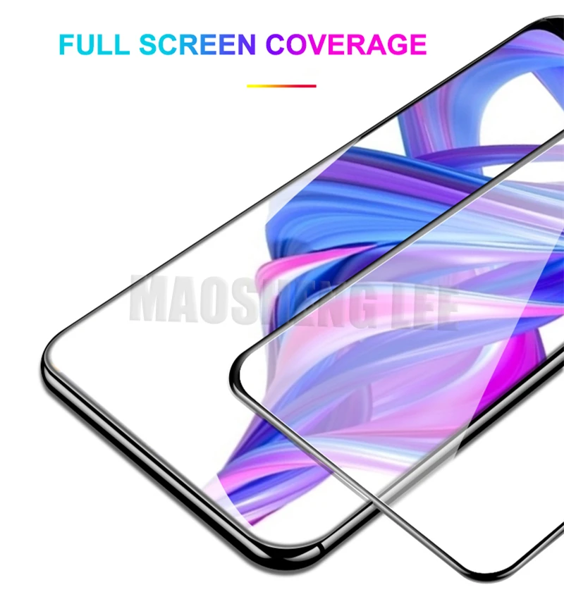 Новое 9D закаленное стекло для huawei honor 9X Pro защита экрана полное покрытие стекло для huawei honor 9X стеклянная защитная пленка