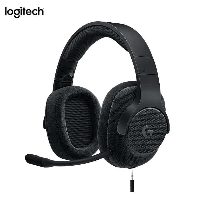 Игровые наушники logitech G433 7,1 Surround для всех геймеров, проводные наушники с микрофоном для ПК, PS4, Xbox One, nintendo Switch, VR, PC