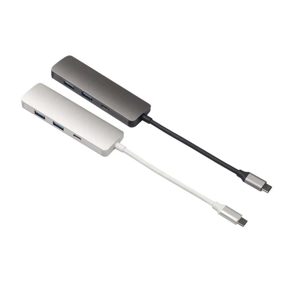 Usb-концентратор 4 в 1 USB C к HDMI 4K USB 3,0 адаптер конвертер для MacBookPro type c концентратор usb-разветвитель HDMI переходник док-станция