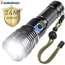 

New XHP70 LED Flashlight XHP50 LED Flashlights USB Rechargeable Flashlight Zoomable Torch Waterproof Torch Camping Flashlight