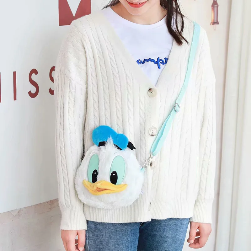 Melody Duffy Duck модные аниме плюшевые сумки на плечо мягкий мультфильм Tote повседневное пушистые куклы телефон сумка для девочек