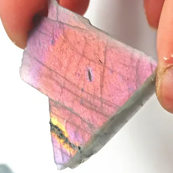 

Unique Natural labrador crystal stone slices healing and home decoration moonlight stone chakra feng shui stones