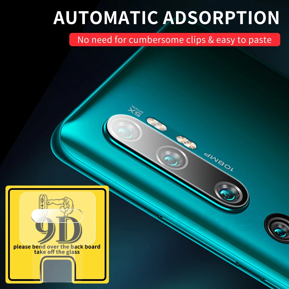 Защита экрана камеры 9D для Xiaomi Mi9 SE CC9 Mi Pro Note 10 стекло объектива Redmi 8 8T 7|Защитные