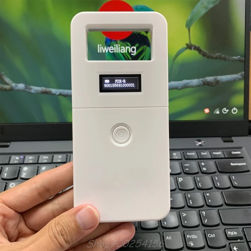 FDX-B Animal pet id reader chip transponder USB RFID handheld microchip scanner for dog cats horse Jy27 20 Dropship