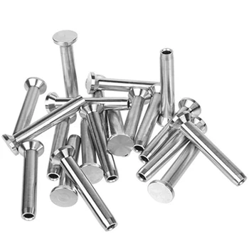 

24PCS 316 Stainless Steel Fixed Ends Stemball Swage Stud Dead Ends Hardware Kit for 1/8 Inch Wire Rope Cable Railing
