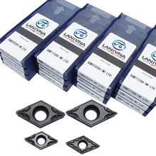 

10PCS DCMT070204-TM DCMT11T304-TM1 DCMT070204-TM1 DCMT11T308-TM1 LT41 Carbide Inserts Internal Turning Tool CNC Lathe Tool DCMT