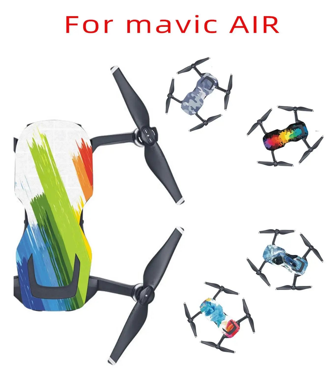 PVC Waterproof Sticker For DJI MAVIC AIR Drone Body Shell Protection Skin Quadcopter Camera Drone Accessories