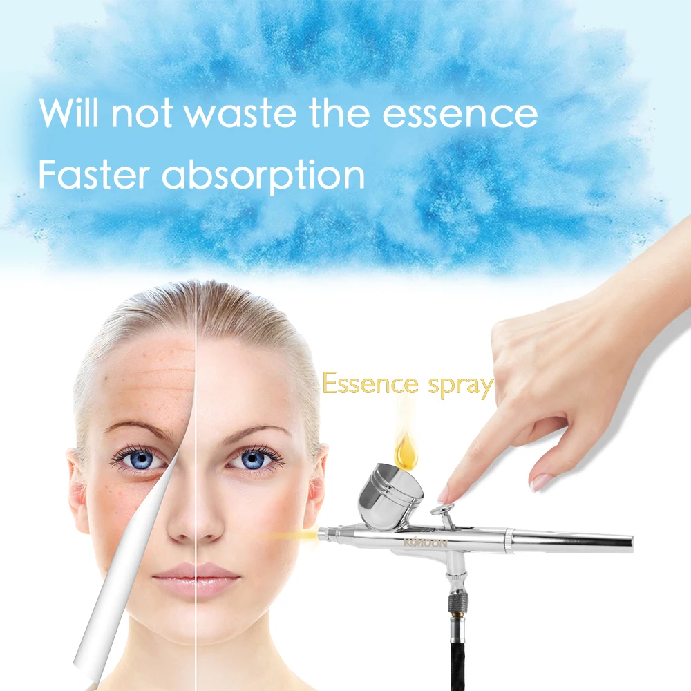 KKmoon 100-250 В профессиональная гравитационная подача двойного действия Аэрограф Воздушный компрессор комплект для художественной живописи Маникюр Ремесло Спрей Инструмент