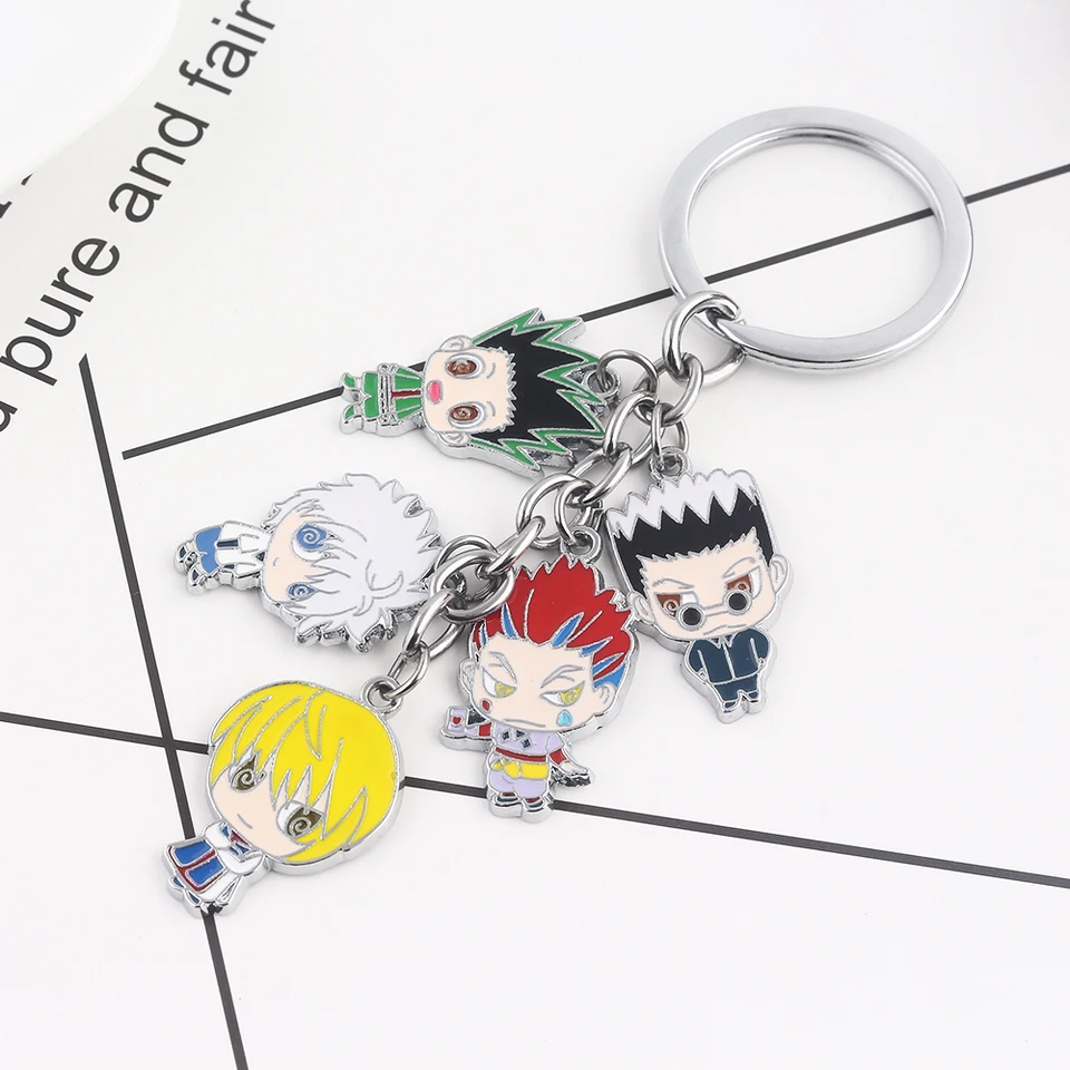 e➕HUNTER×HUNTER➕　C. ヒソカ・モロー　メタルキーホルダー e➕HUNTER×HUNTER➕ C. ヒソカ・モロー メタルキーホルダー 男性