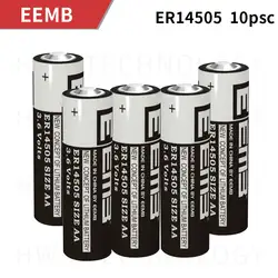 10 шт./лот EEMB ER14505 AA 3,6 V 2400mAh литиевая батарея Фирменная Новинка, система патрулирования литиевая батарея инструмент ПЛК Батарея
