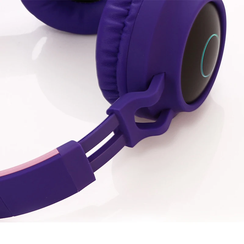 High Grade headset Cat Ear Noise Cancelling Headphone Bluetooth 5 0 Kids Headset TF Card 3 5mm Plug With Mic Wireless Headphones