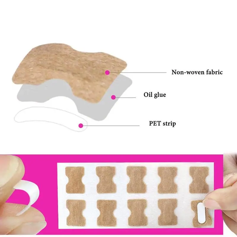 10pcs Ingrown Toenail Corrector Stickers Fingernail Toe Nail Corrector Patch Paronychia Inlays Treatment Care Pedicure Tools Hot
