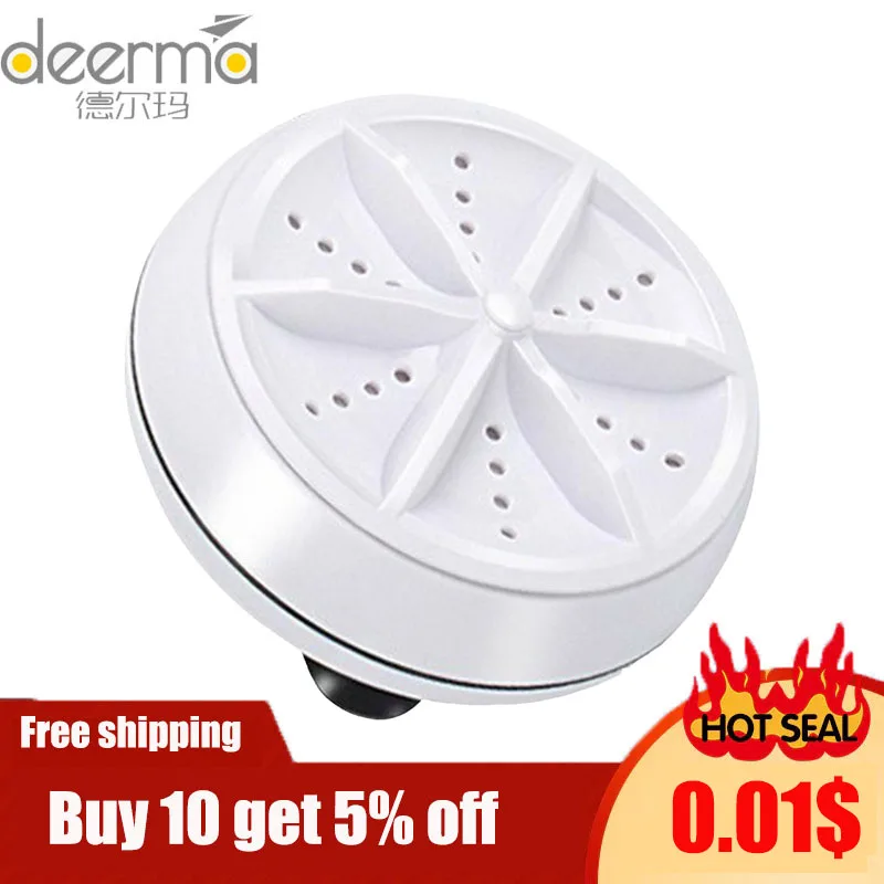 Mini Washing Machine Portable 3in1 Personal Rotating Washer Adjustable