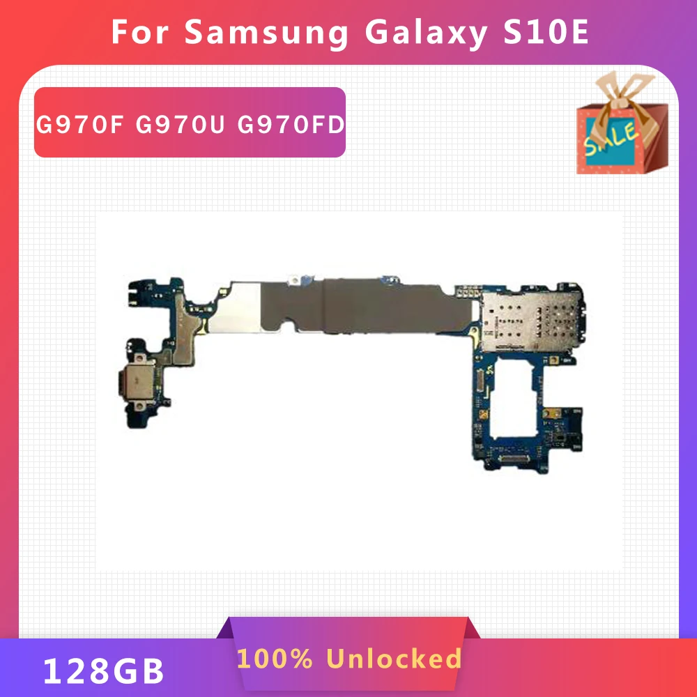 Оригинальная материнская плата 128 ГБ для Samsung Galaxy S10E G970F G970U G970FD с системой