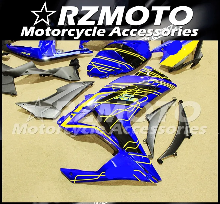 ABS мотоцикл обтекатель комплект для YAMAHA YZF R25 R3- год кузов литьевая форма Магазин № 2123