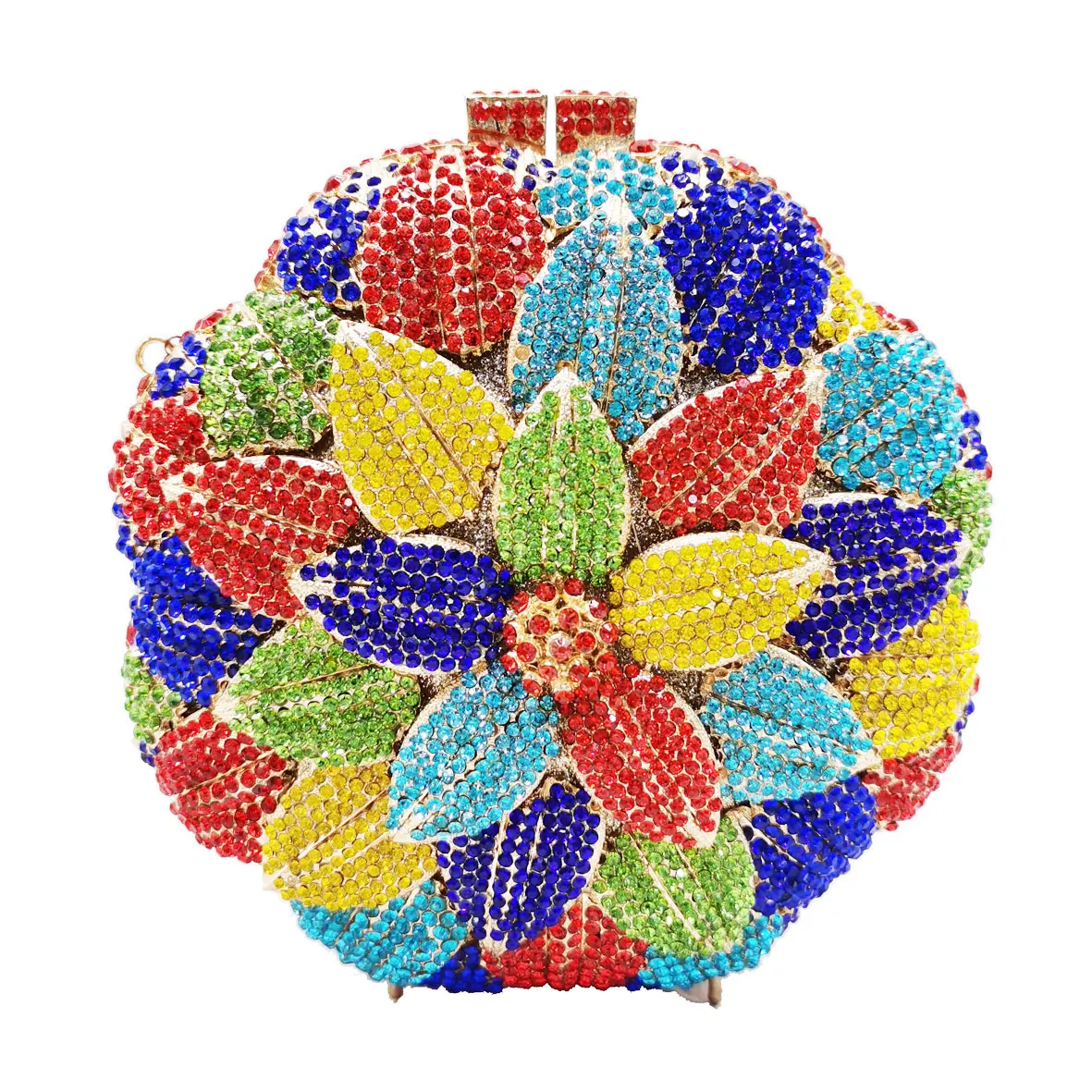 

Модные вечерние сумки с кристаллами, алмазная круглая розовая, золотая, Оранжевая Сумка-клатч, Свадебные Сумки на цепочке, женский кошелек