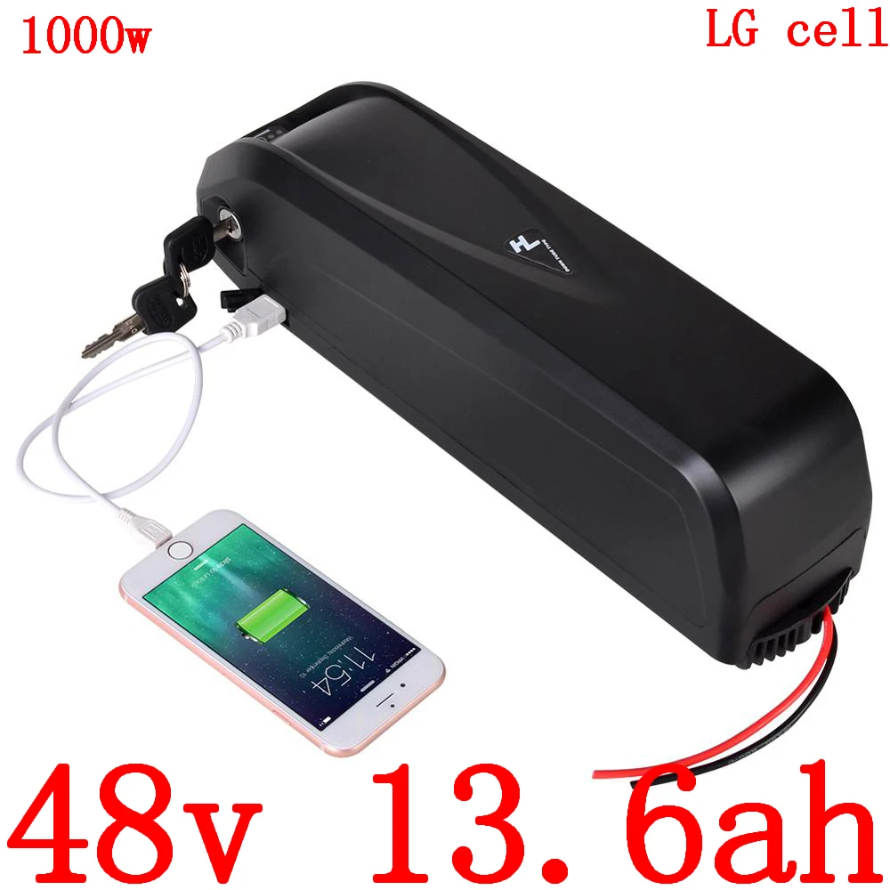 48V 500W 1000W электрический велосипед аккумулятор 48v 13ah 17ah е-байка 36В 14ah 17ah 20ah использовать LG сотовый телефон для передняя, Задняя Ступица/средний диск мотор велосипеда