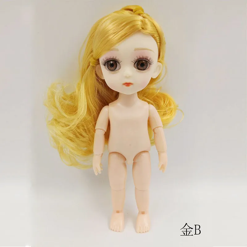 15 см, 1 шт., куклы для девочек, 13 шарниров, BJD кукла, игрушки с 3D глазом, детский подарок, детские игрушки для девочек, прекрасная принцесса, тело, телесное