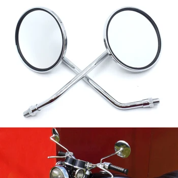 

Universal round 10mm motorcycle rearview mirror convex mirror For Yamaha FZR400RR FZR600 FZR600R FZR750R FZR1000 MT-09