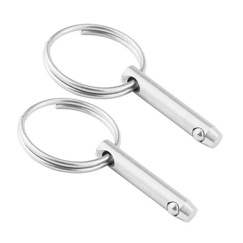 

Pin Quick Release Pins Silver Replacement Universal 4.8*51mm 316 Stainless Steel