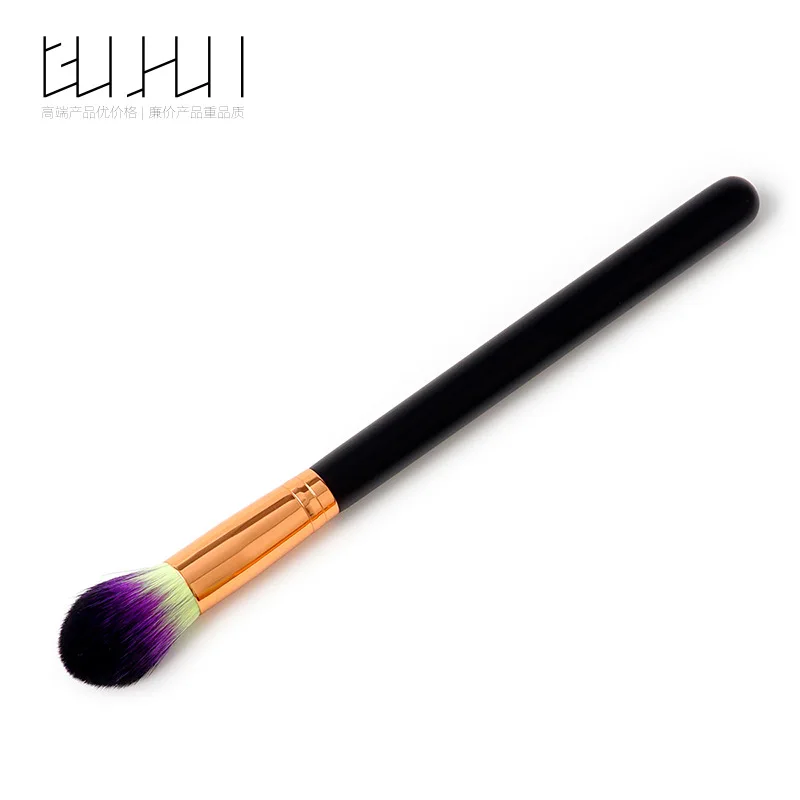 1 шт. заостренная кисточка для теней Мощность небольшой контурная кисть для хайлайтера блендер цветущие макияж кисть-карандаш набор для макияжа бровей, 5 цветов - Handle Color: E