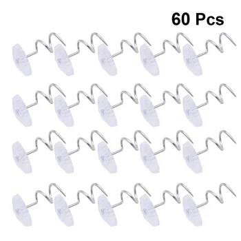 

Twisted Pins 60/120pcs Clear Twist Pins Pin Couch Chair Car Sofa Headliner Repair Loose Drapery Craft DIY Upholstery Accessories