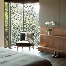 Мозаичный дизайн, стеклянные наклейки, статические, солнечные, блокирующие, мульти-размер, 3D лазер,, новинка, Радуга-рефракция, под светильник, Декор, фольга