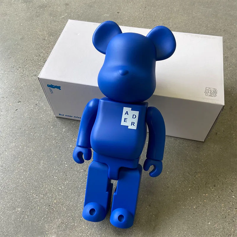 28 см синий ADER письмо Bearbricklys блоки игрушка медведь подвижные куклы игровые