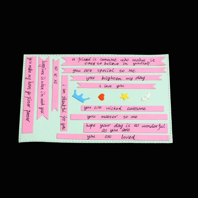 Dialog металлические режущие штампы DIY Скрапбукинг Бумага штамповка штамповки Декор