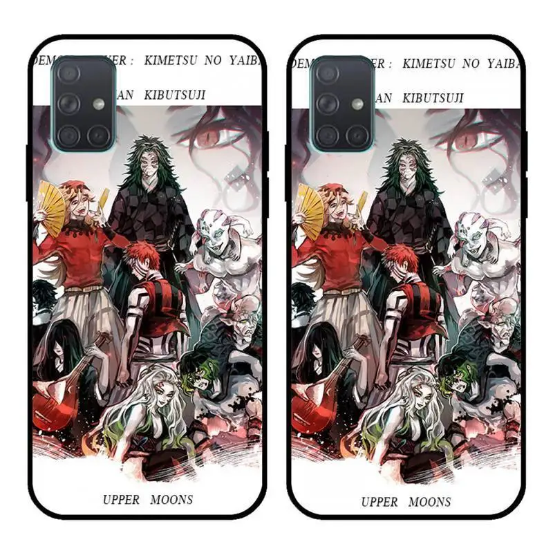 

HUAGETOP Upper Moons Kimetsu no Yaiba Phone Case For Samsung Galaxy A21S A01 A11 A31 A81 A10 A20E A30 A40 A50 A70 A80 A71 A51