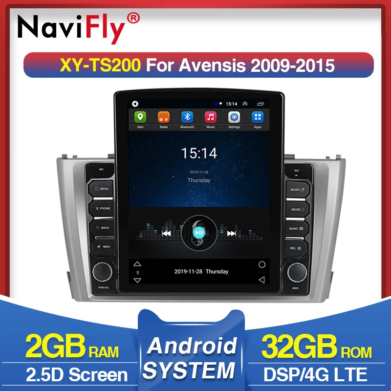 4G LTE 9 7 &quotAndroid автомобильный стерео Мультимедийный головной убор для Toyota T27 Avensis