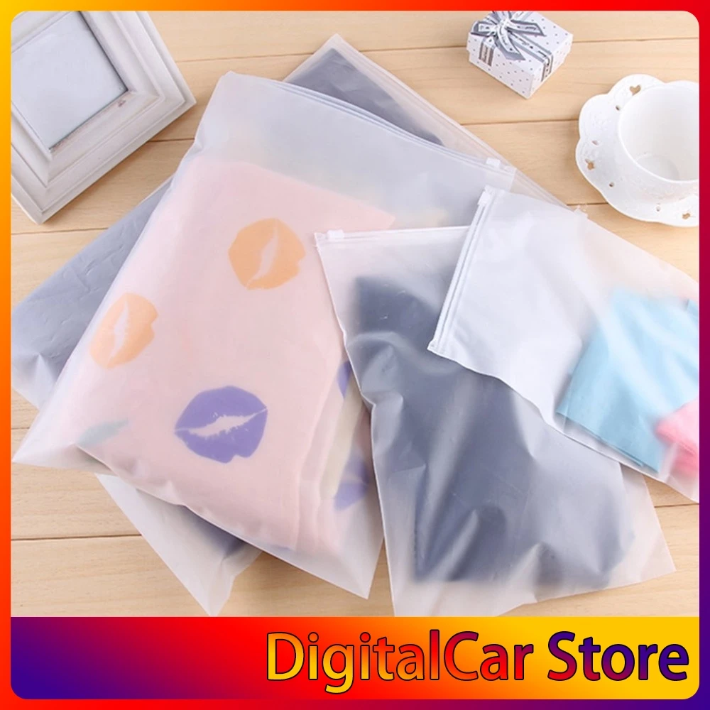 

Waterproof Zip Clothes Underwear Bra Socks Storage Bag Seal Pouch Organizer 15D