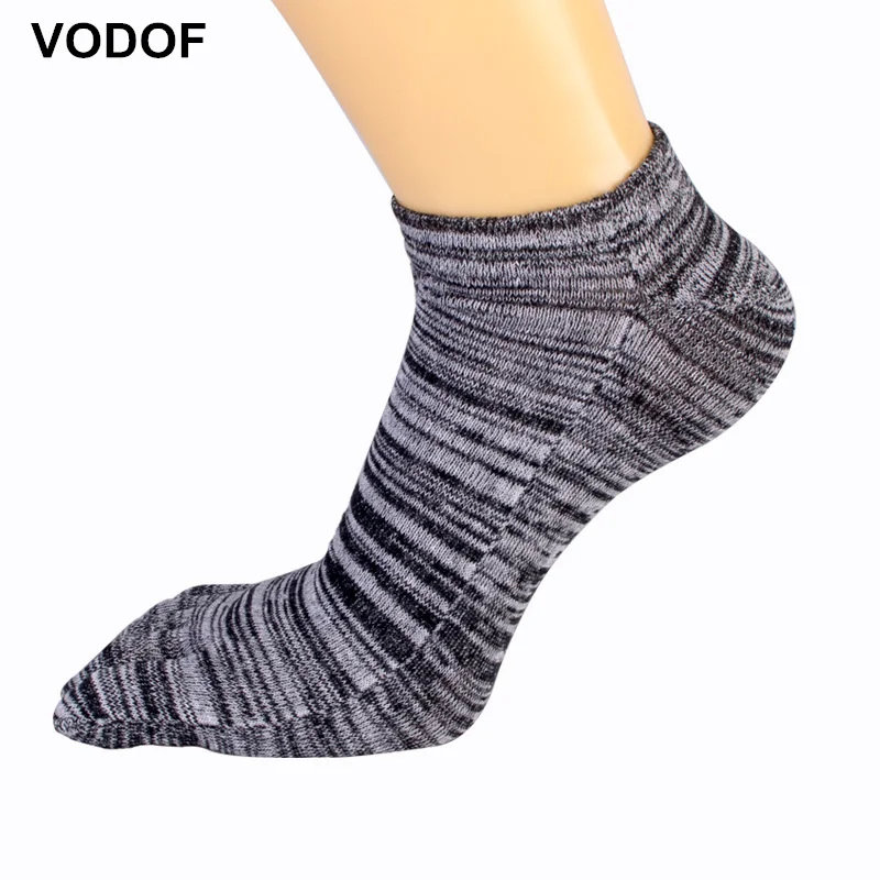 

VODOF 6 Pairs toe socks for man cotton colorful Five Finger Socks meia masculina funny socks sokken vintage mans socks