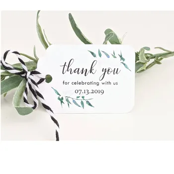 

Personalised wedding favour tags Greenery thank you tags Wedding favor tags Thank you tags wedding Simple gift tags